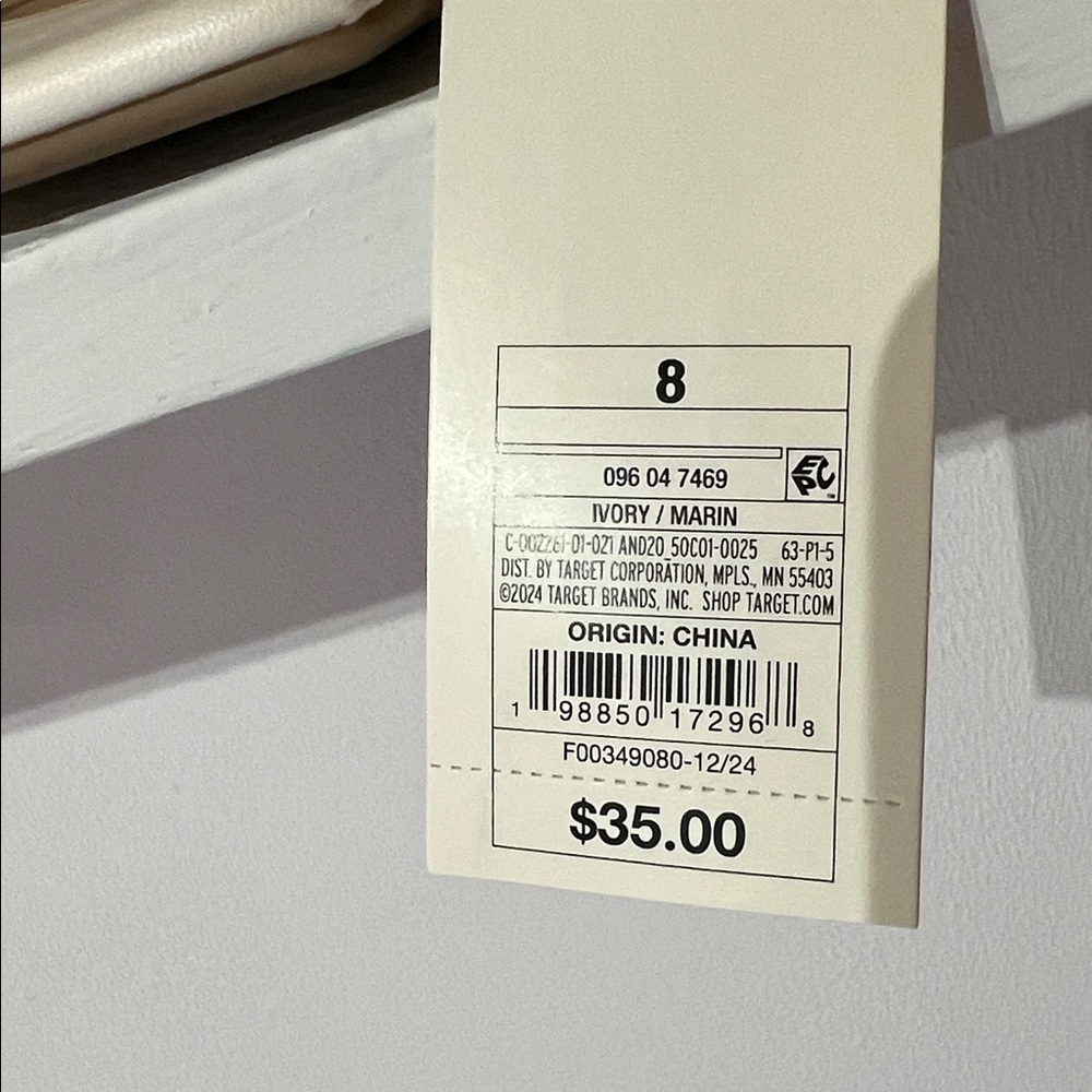 a new day Pearl-Embellished Ivory Slingback Sandals - Picture 2 of 3